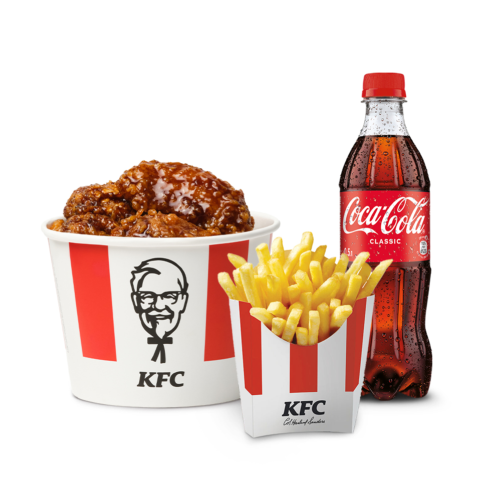 KFC Баскет комбо 6 крыльев в соусе